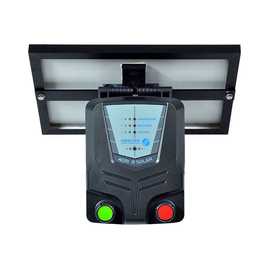 Agri Solar 8km Energizer with built-in Lithium Battery