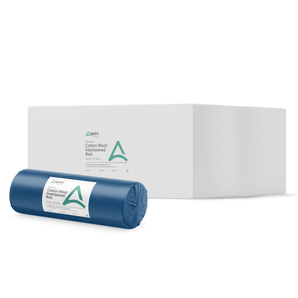 Apex Cotton Wool Single 500g Roll