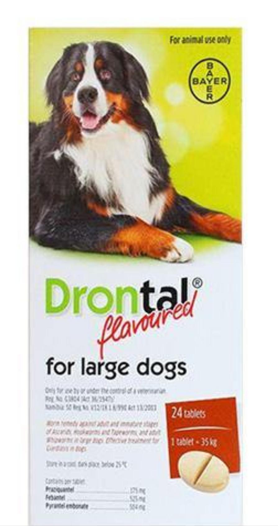 Drontal Flavoured Deworming Tablet for Dogs (each)