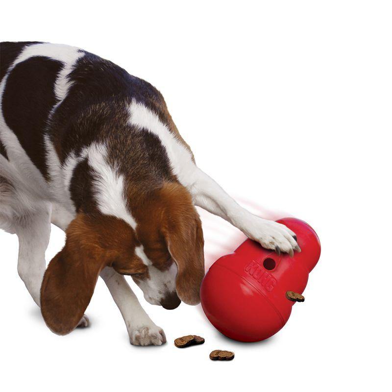 Kong Wobbler Dog Treat Toy - PetX - Online