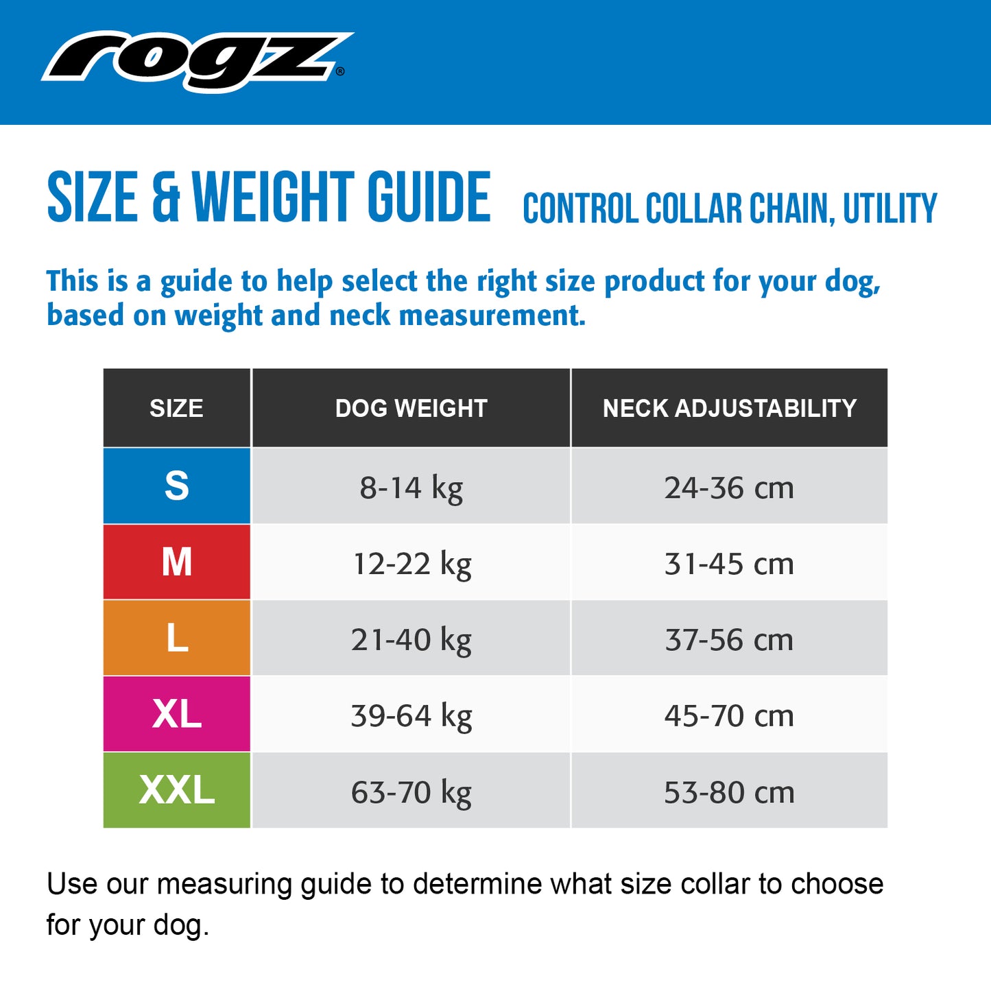 Rogz Utility Reflective Control Collar