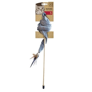 M-Pets Natura Plush Ribbon Wand