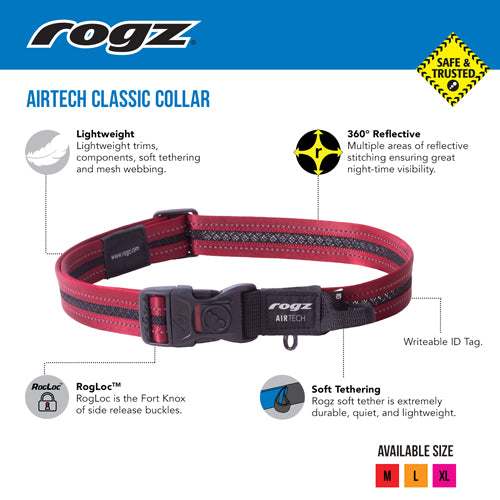 Rogz AirTech Classic Collar