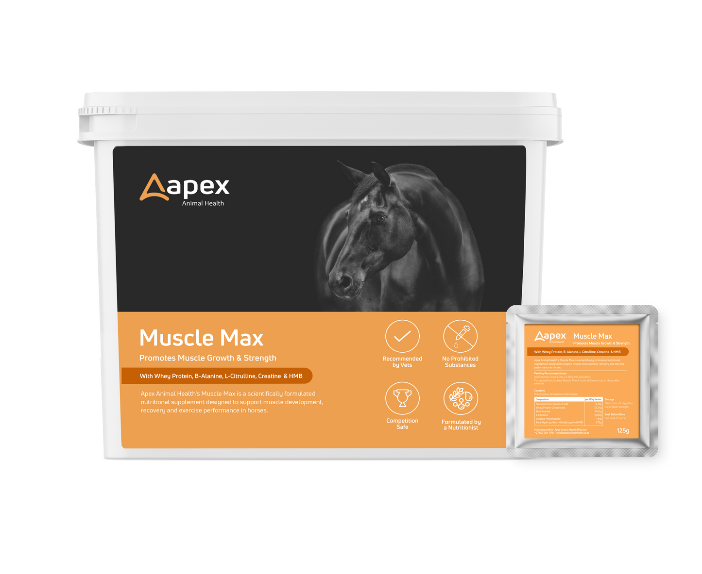 Apex Muscle Max 60x125g Sachets
