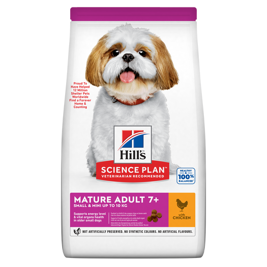 Hills Small & Mini Mature Adult 7+ Dog Food