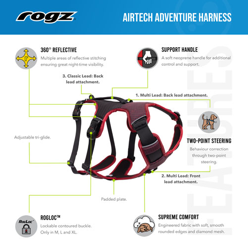 Rogz AirTech Adventure Harness