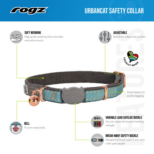 Rogz Urbancat safety collar