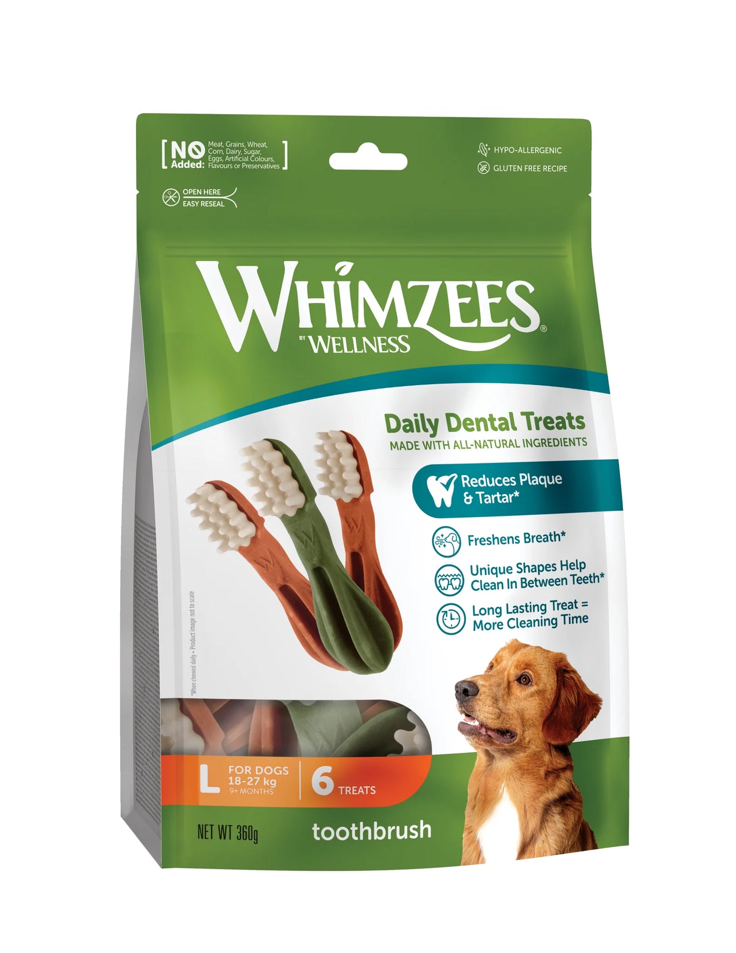 Whimzees Toothbrush Large