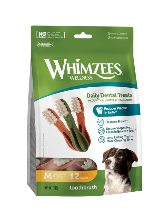 Whimzees Toothbrush Medium