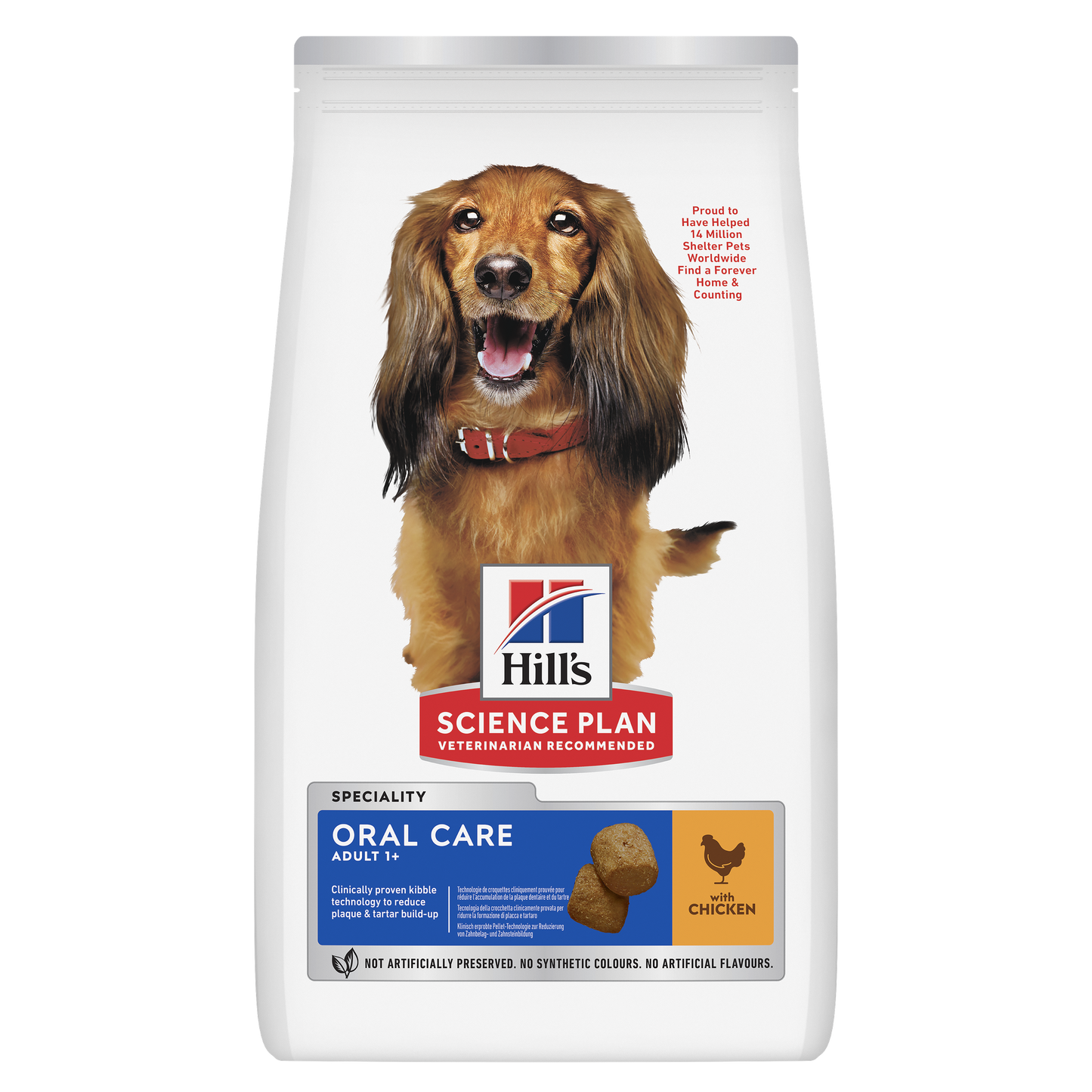 Hills Oral Care Adult Dog Food Chicken Flavour 2kg