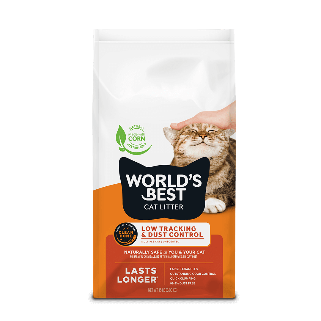 World's Best Cat Litter Low Tracking & Dust Control