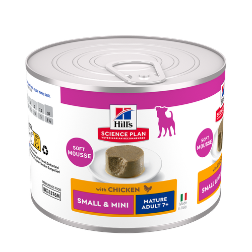 Small & Mini Mature Adult Dog Food 1 x 200g Can