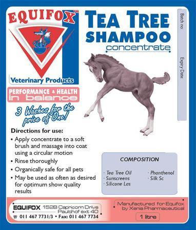 Equifox Tea Tree Shampoo - PetX - Online