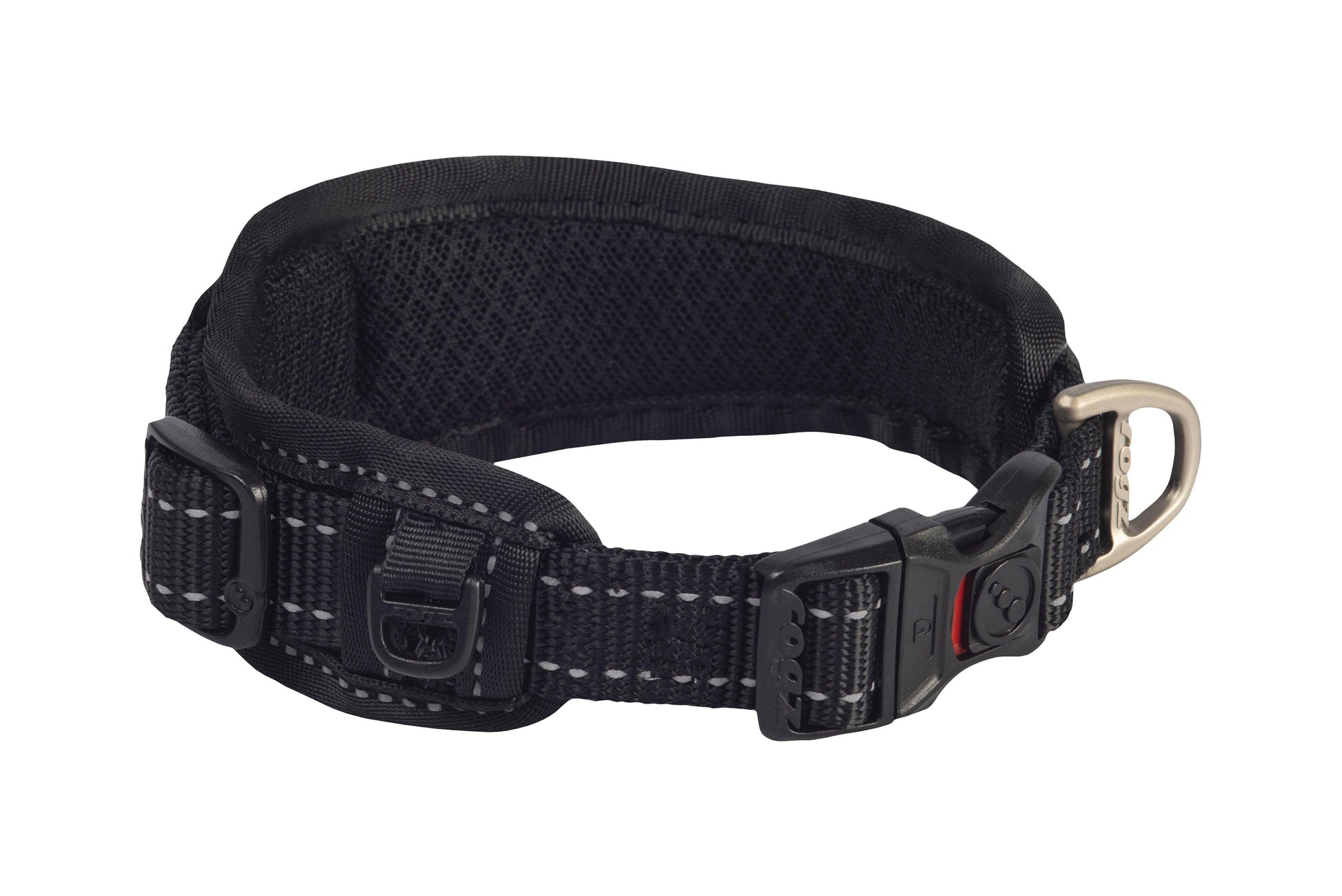 Rogz Classic Reflective Padded Web Collar - PetX - Online