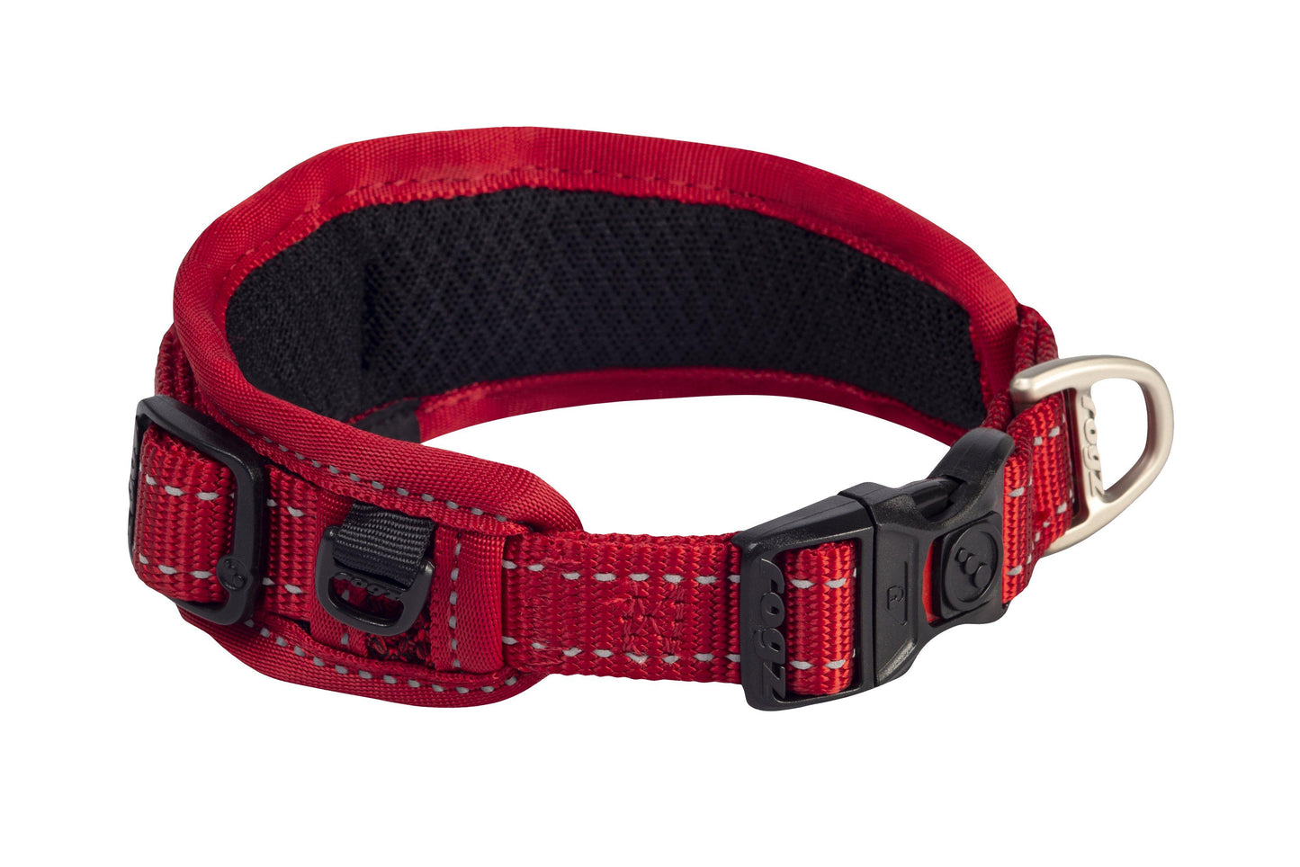 Rogz Classic Reflective Padded Web Collar - PetX - Online