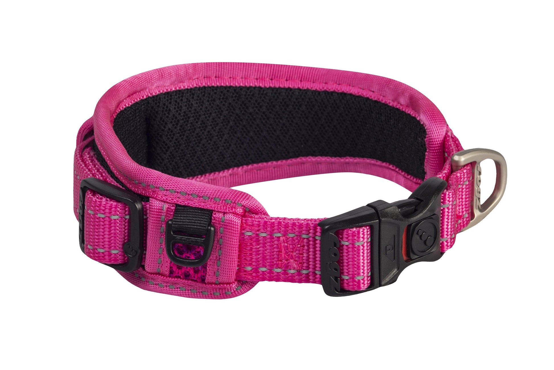 Rogz Classic Reflective Padded Web Collar - PetX - Online