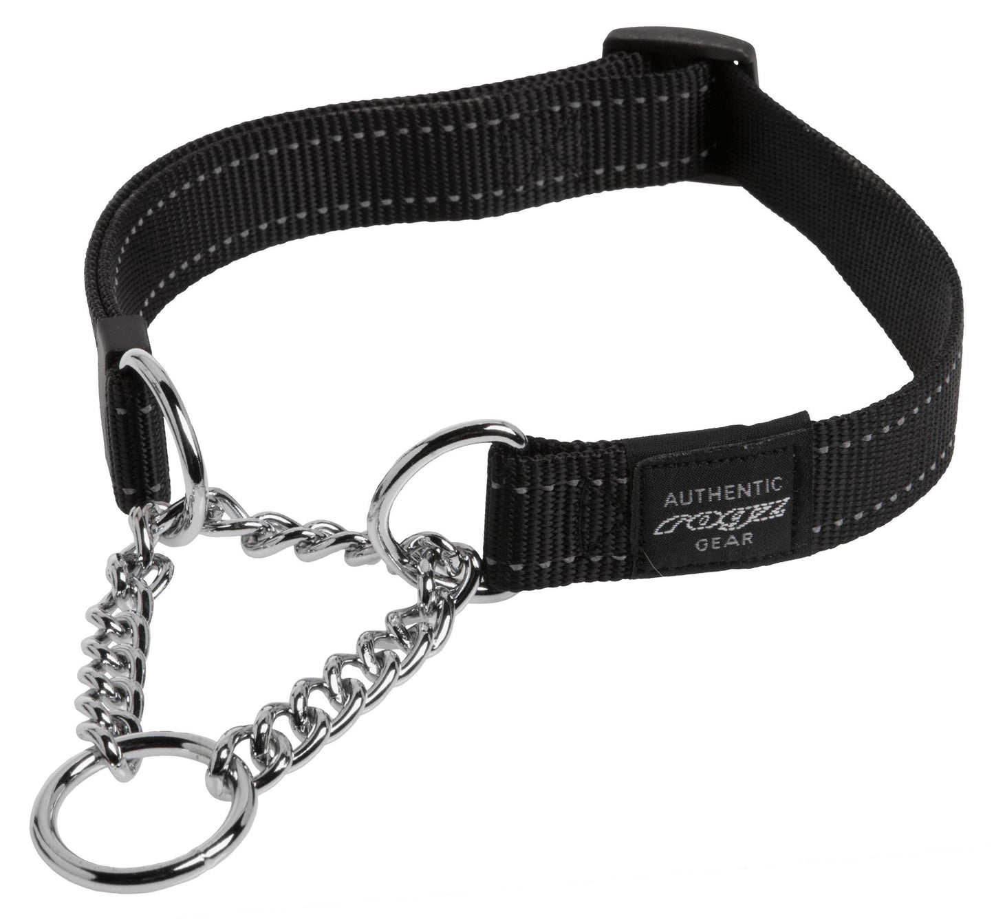 Rogz Utility Reflective Web Obedience Half Check Collar - PetX - Online