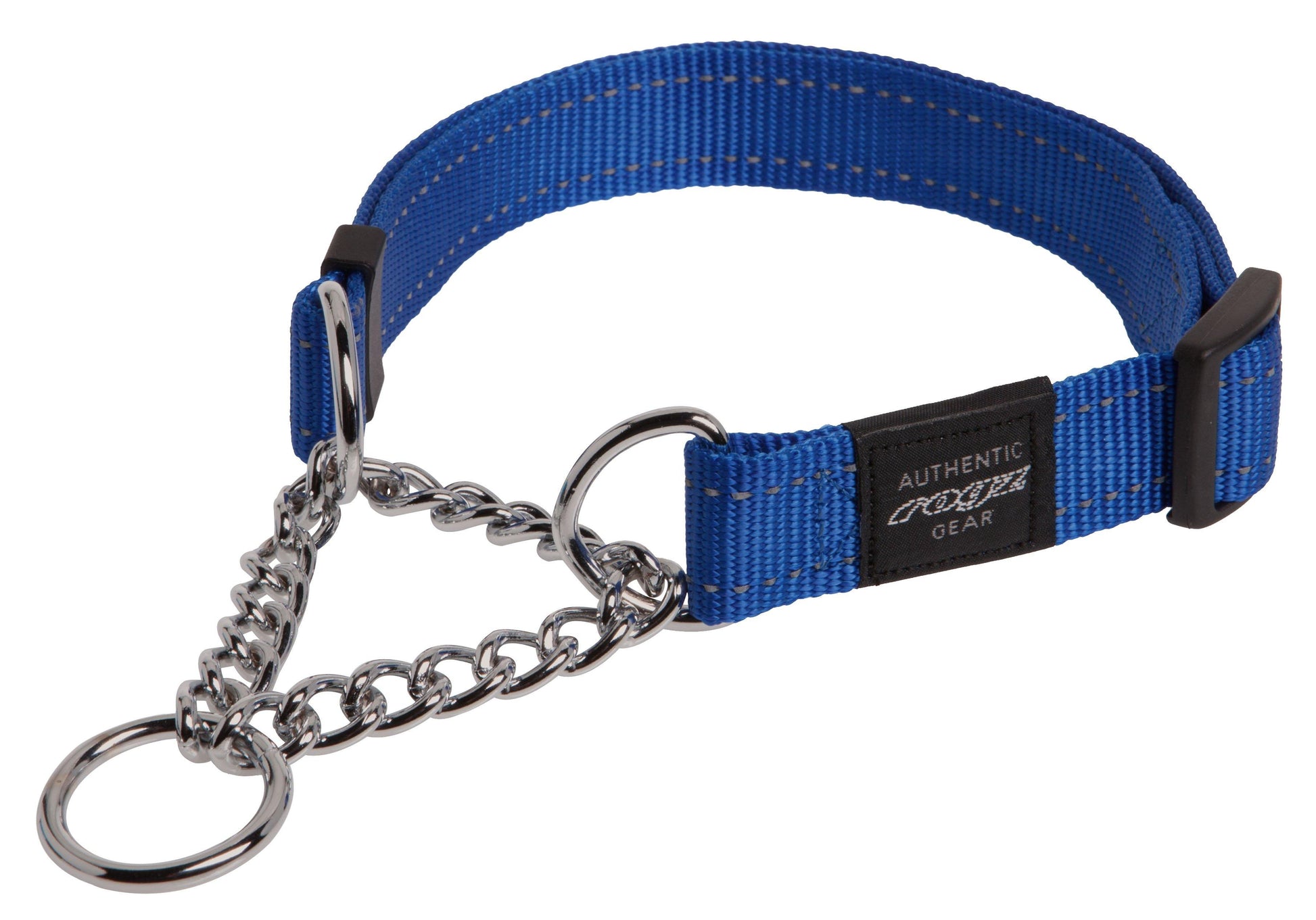 Rogz Utility Reflective Web Obedience Half Check Collar - PetX - Online