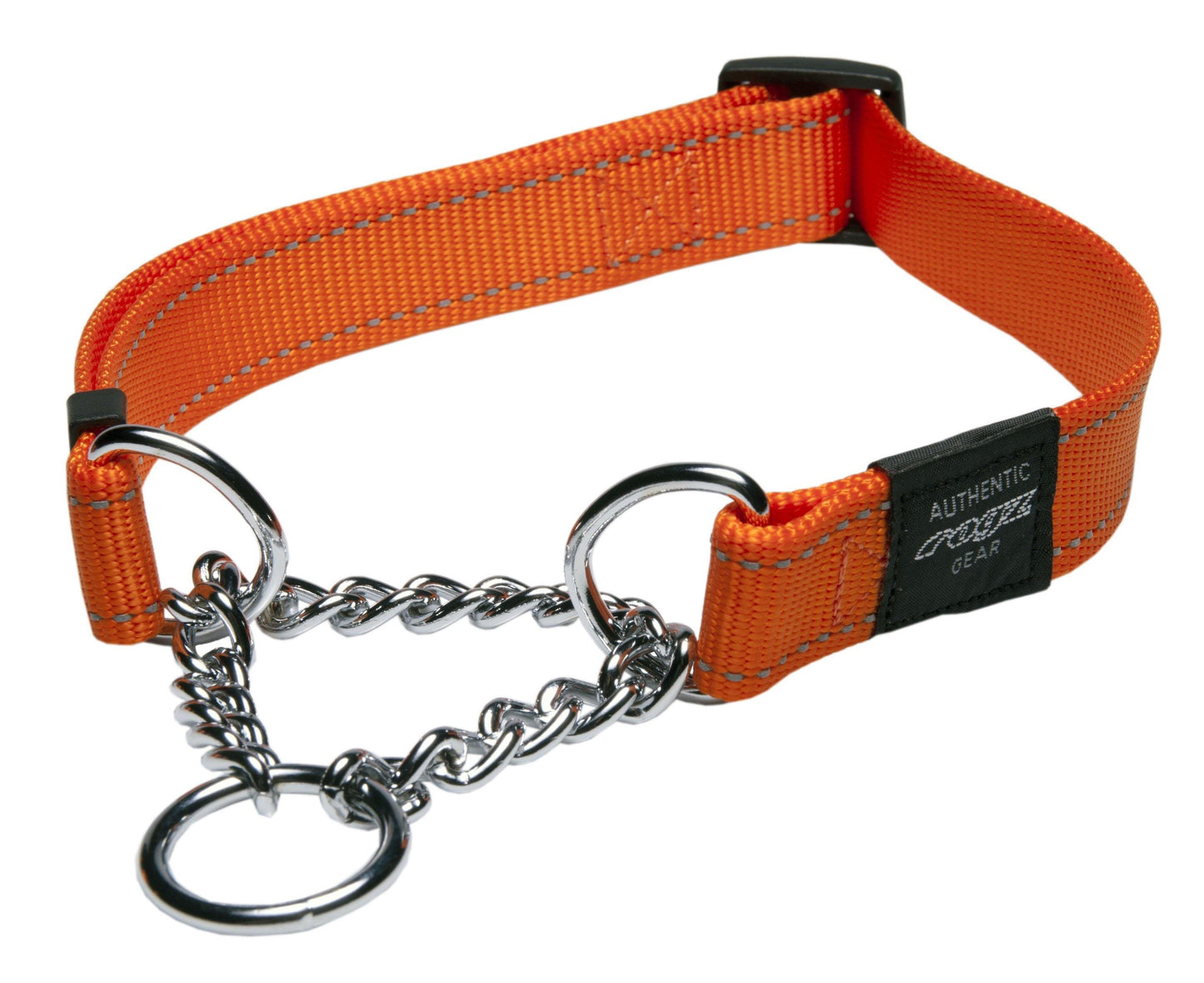 Rogz Utility Reflective Web Obedience Half Check Collar - PetX - Online