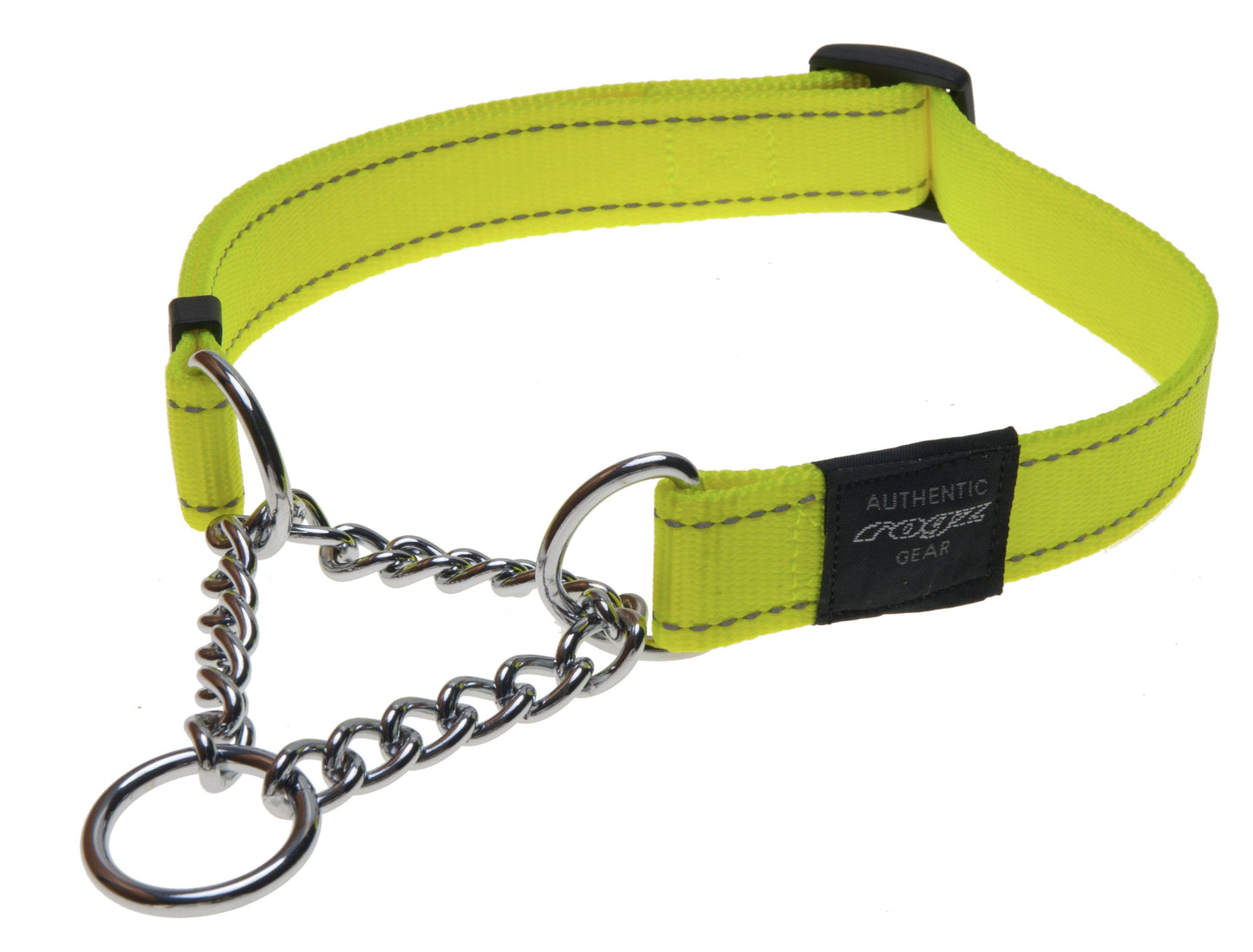 Rogz Utility Reflective Web Obedience Half Check Collar - PetX - Online