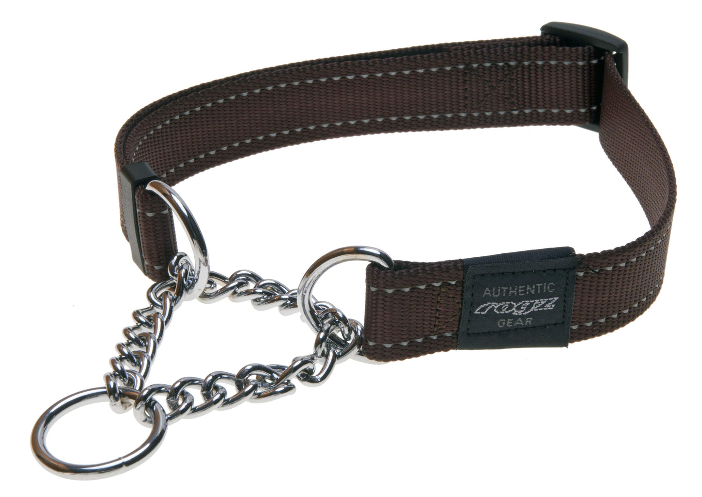 Rogz Utility Reflective Web Obedience Half Check Collar - PetX - Online