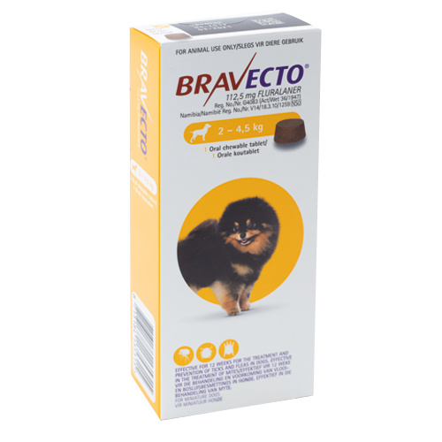 Bravecto Tick & Flea Chews for Dogs - PetX - Online