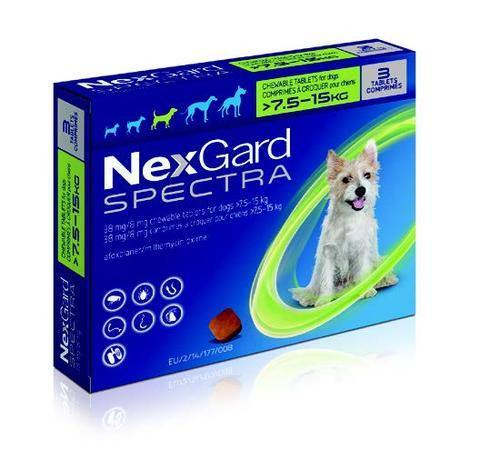 NexGard Spectra Chewable Mixed Parasite Tablets for Dogs (3 Pack) - PetX - Online