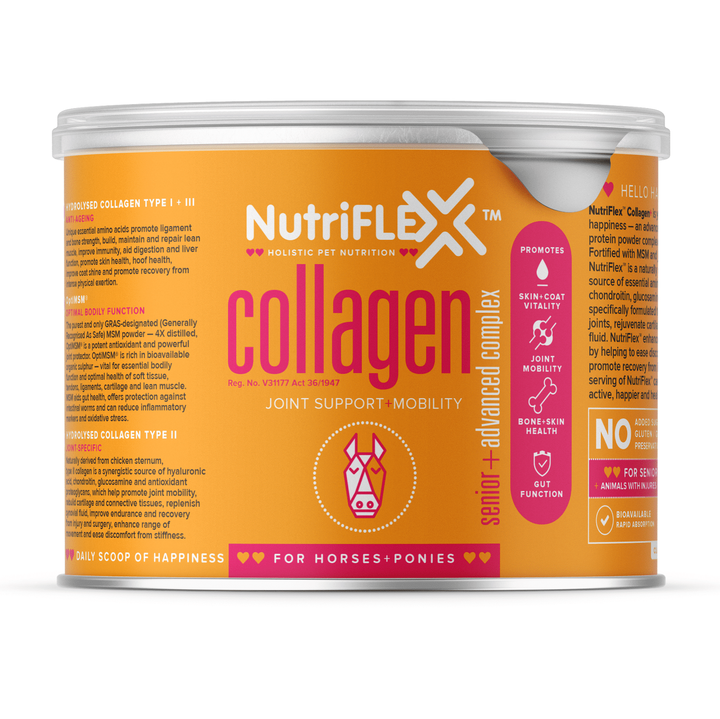 NutriFlex Collagen Advanced Mobility Complex for Horses - PetX - Online