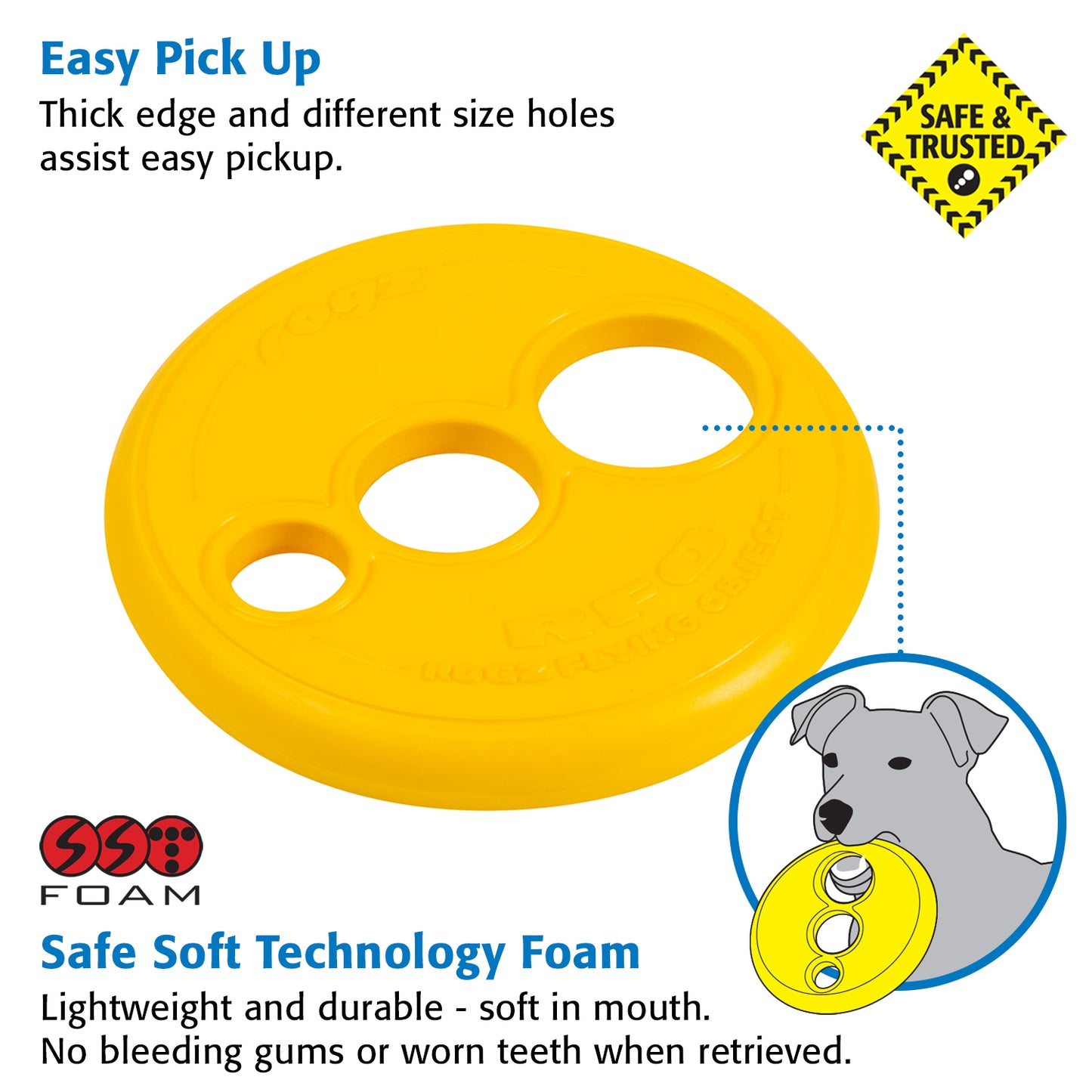 Rogz RFO Frisbee Dog Toy