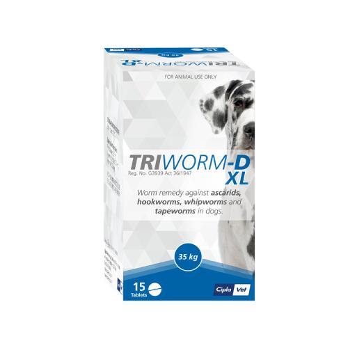 Triworm-D Tablets for Dogs - PetX - Online