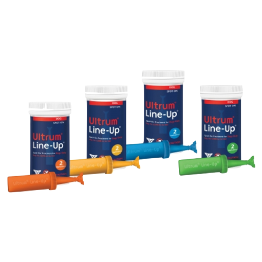 Ultrum Line-up tick & Flea spot on for Dogs (2 pipettes) - PetX - Online