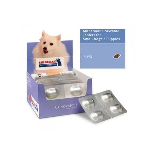 Milbemax Chewable Deworming Tablets for Puppies & Small Dogs 1 to 5 kg (each) - PetX - Online