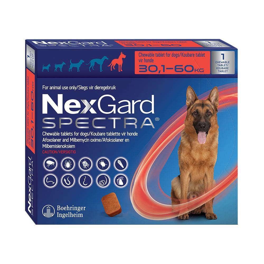 NexGard Spectra Chewable Mixed Parasite Tablets for Dogs (Singles) - PetX - Online