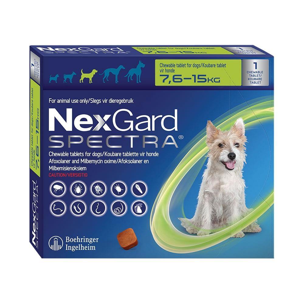 NexGard Spectra Chewable Mixed Parasite Tablets for Dogs (Singles) - PetX - Online